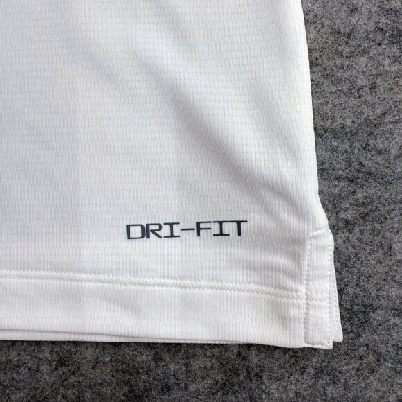 NIKE Golf Dri-Fit Men's Activewear Top Tennis Golf Pickleball, White Size S, NEW - Picture 9 of 11